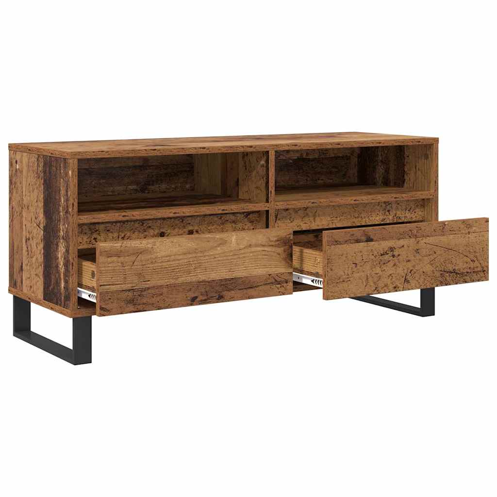 Gabinete de TV con cajón Madera Vieja 100 x 34,5 x 44,5 cm