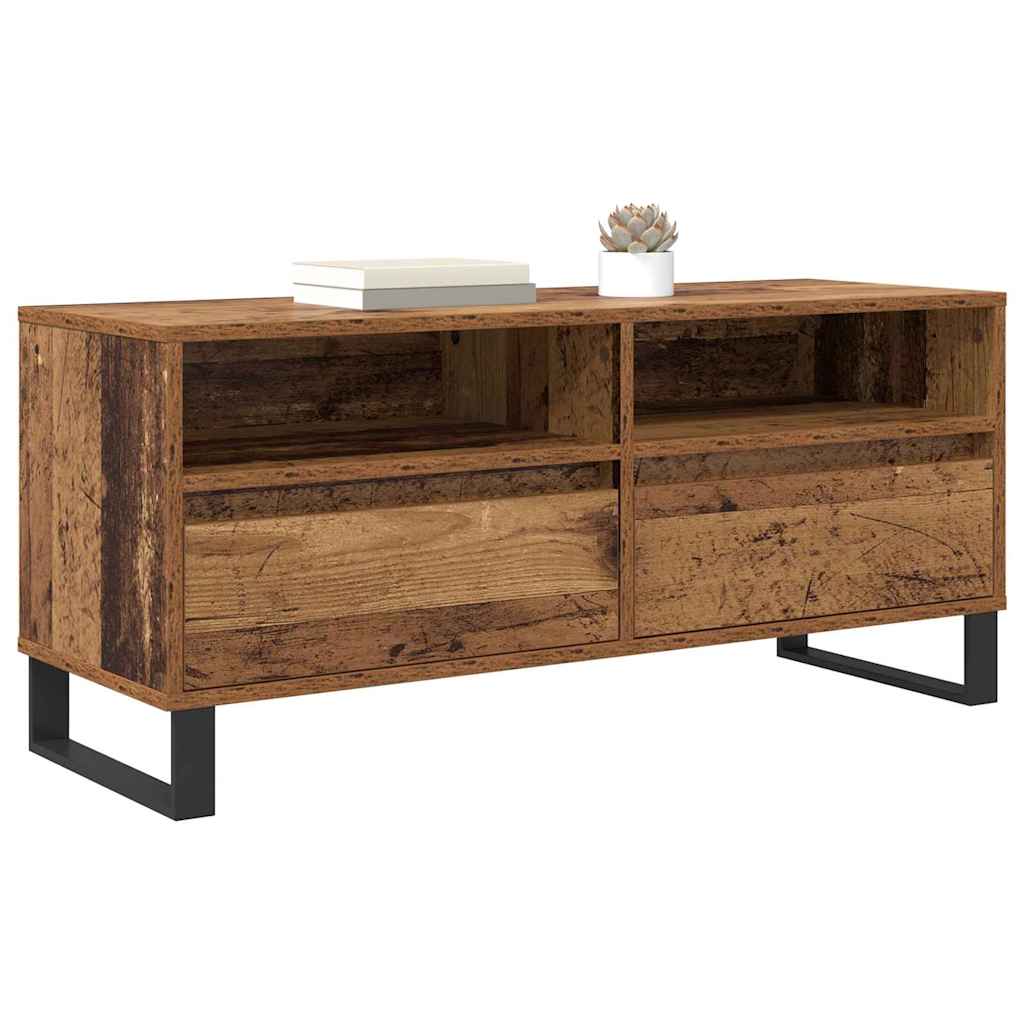 Gabinete de TV con cajón Madera Vieja 100 x 34,5 x 44,5 cm