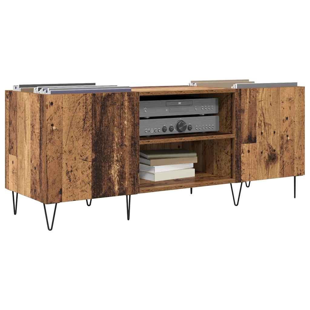 Mueble para discos de vinilo Madera Vieja 121 x 38 x 48 cm