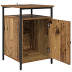 Armario de Noche 2 pcs Madera vieja 40 x 42 x 60cm