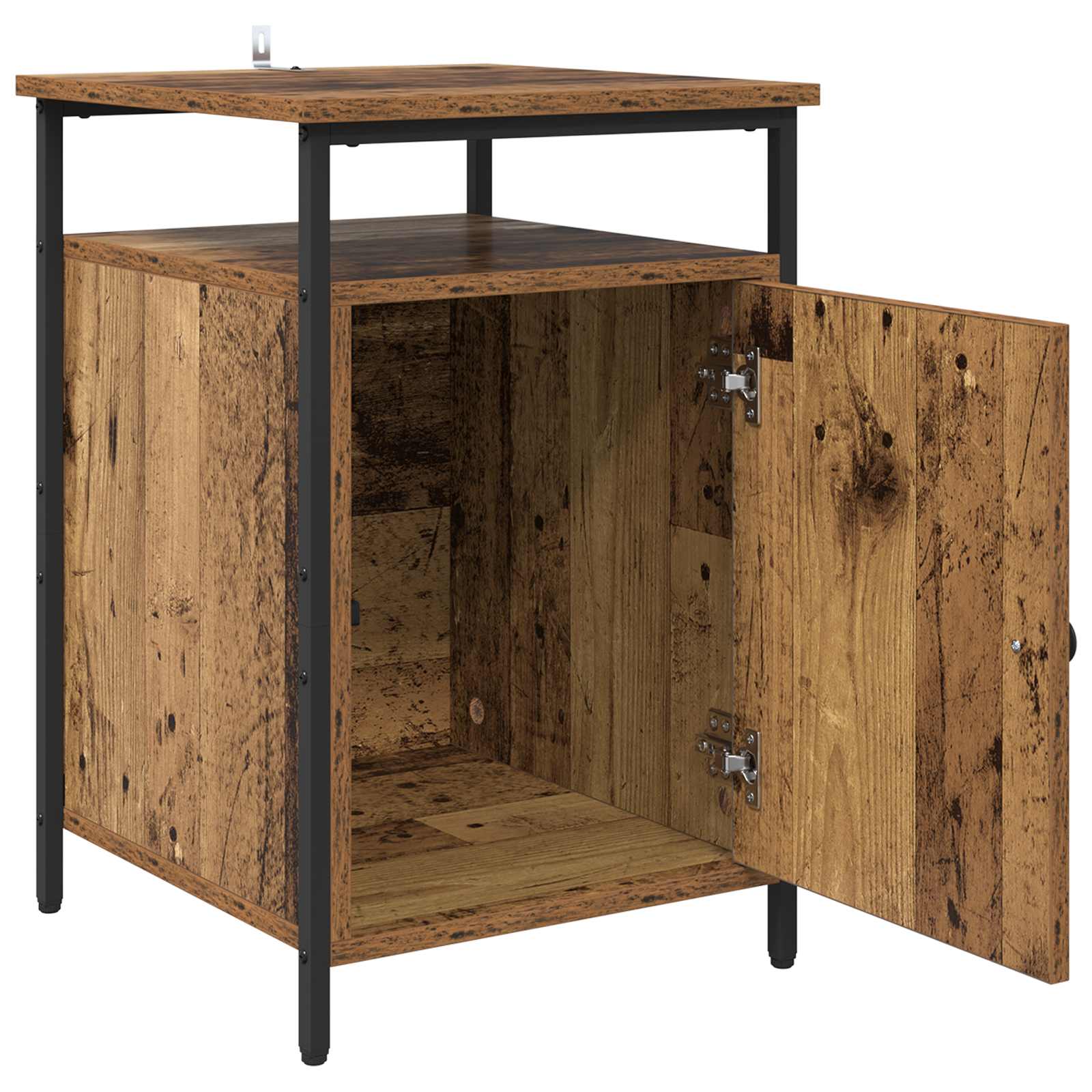 Armario de Noche 2 pcs Madera vieja 40 x 42 x 60cm