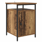 Armario de Noche 2 pcs Madera vieja 40 x 42 x 60cm