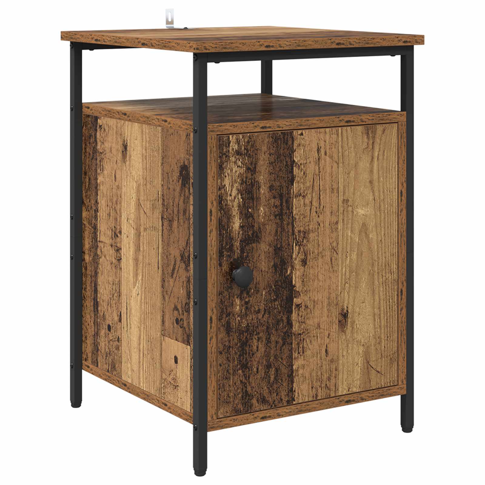 Armario de Noche 2 pcs Madera vieja 40 x 42 x 60cm