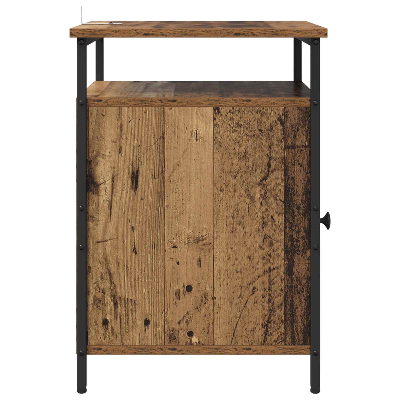 Armario de Noche 2 pcs Madera vieja 40 x 42 x 60cm