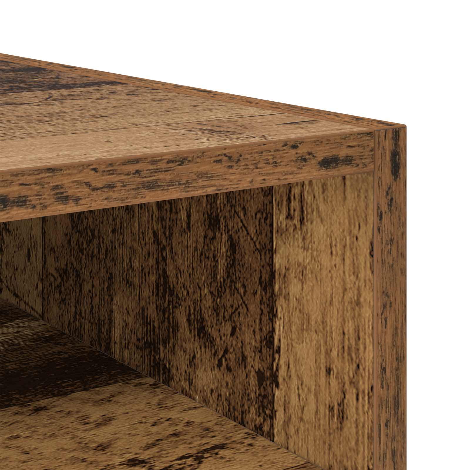 Mesita de Noche 2 pcs Madera vieja 40 x 40 x 50 cm