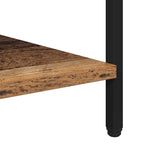 Mesita de Noche 2 pcs Madera vieja 40 x 40 x 50 cm