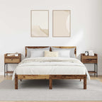 Mesita de Noche con cajón 2 pcs Madera vieja 40 x 29 x 60 cm