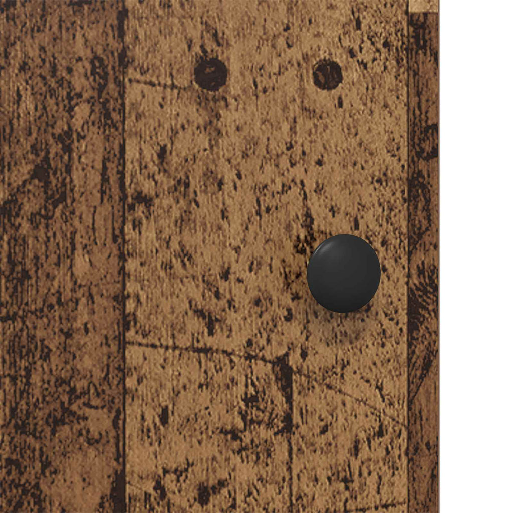 Armario de Noche 2 pcs Madera vieja 40 x 42 x 60 cm