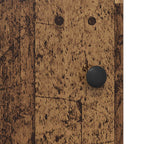 Armario de Noche 2 pcs Madera vieja 40 x 42 x 60 cm