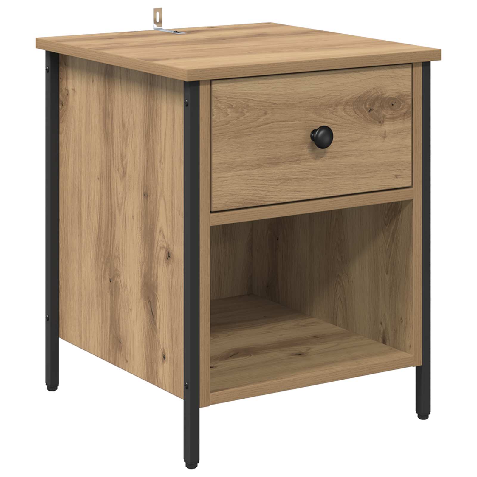 Armario de Noche 2 pcs Roble artesanal 40 x 42 x 50 cm