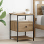 Armario de Noche 2 pcs Roble artesanal 40 x 42 x 56 cm
