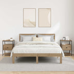 Armario de Noche 2 pcs Roble artesanal 40 x 42 x 56 cm