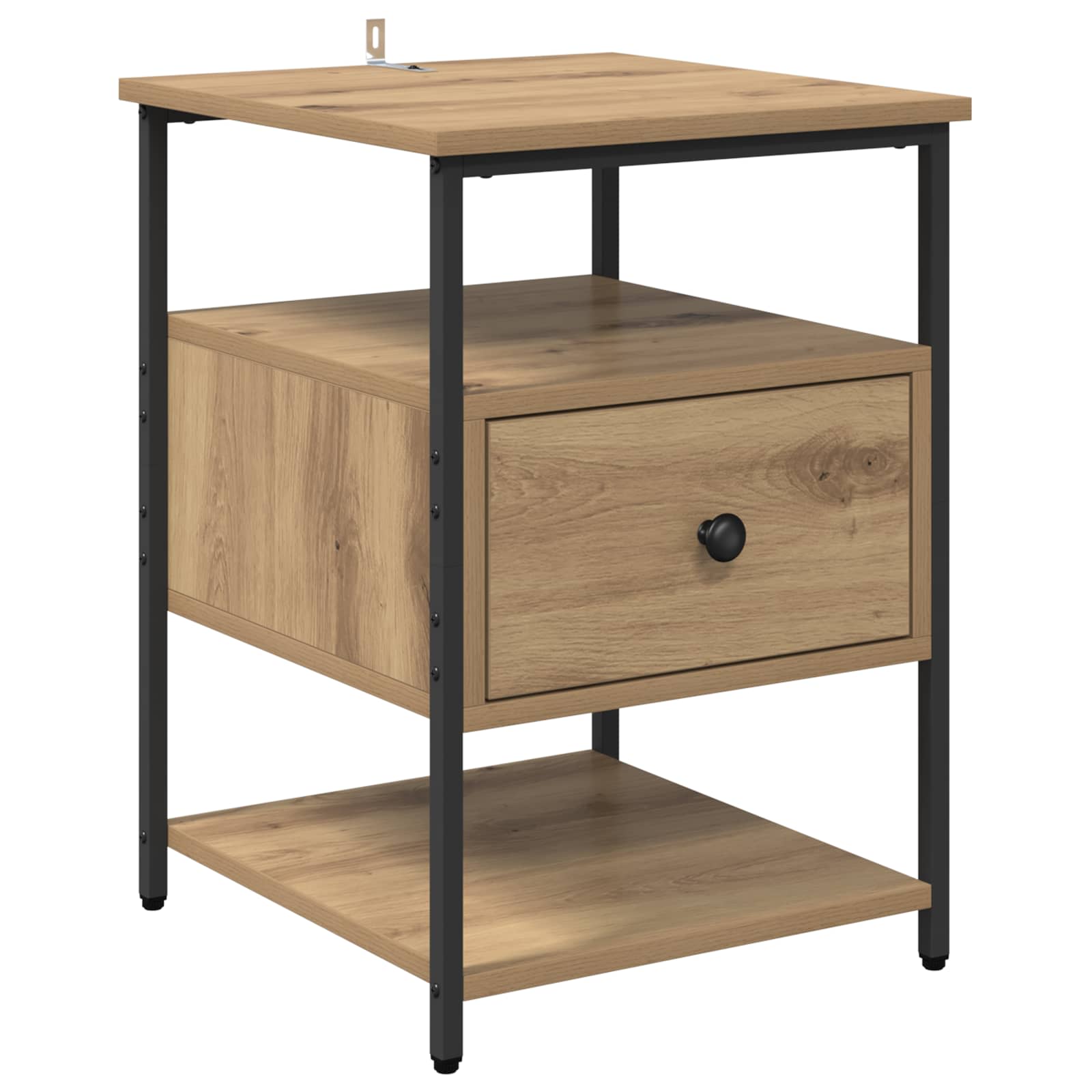Armario de Noche 2 pcs Roble artesanal 40 x 42 x 56 cm
