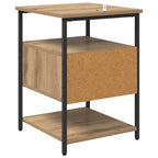 Armario de Noche 2 pcs Roble artesanal 40 x 42 x 56 cm