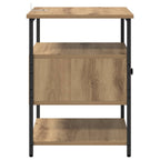 Armario de Noche 2 pcs Roble artesanal 40 x 42 x 56 cm