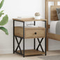 Armario de Noche 2 pcs Roble artesanal 40 x 42 x 55 cm