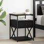 Armario de Noche 2 pcs Roble artesanal 40 x 42 x 55 cm