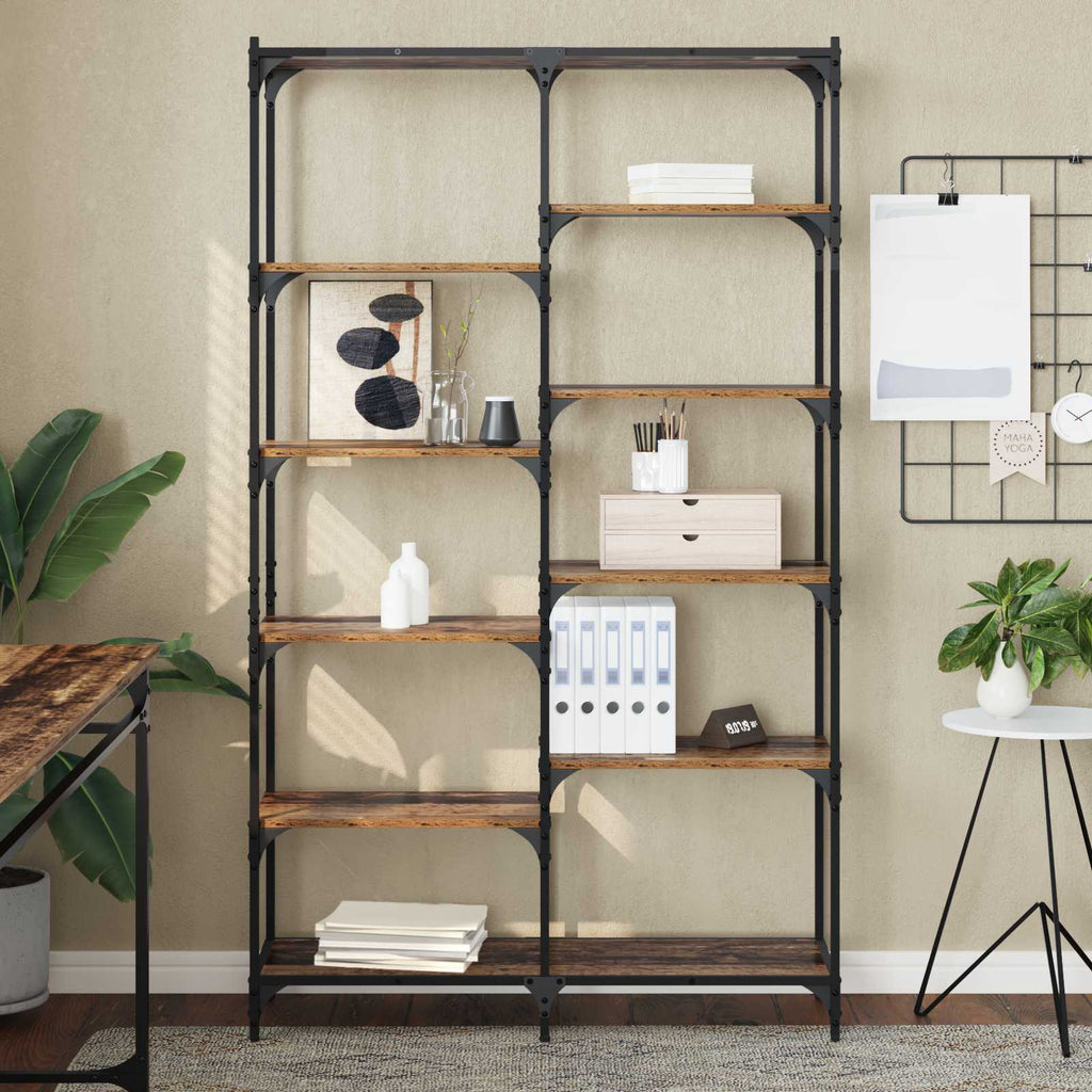Estante de libros Madera vieja 100 x 32 x 170 cm