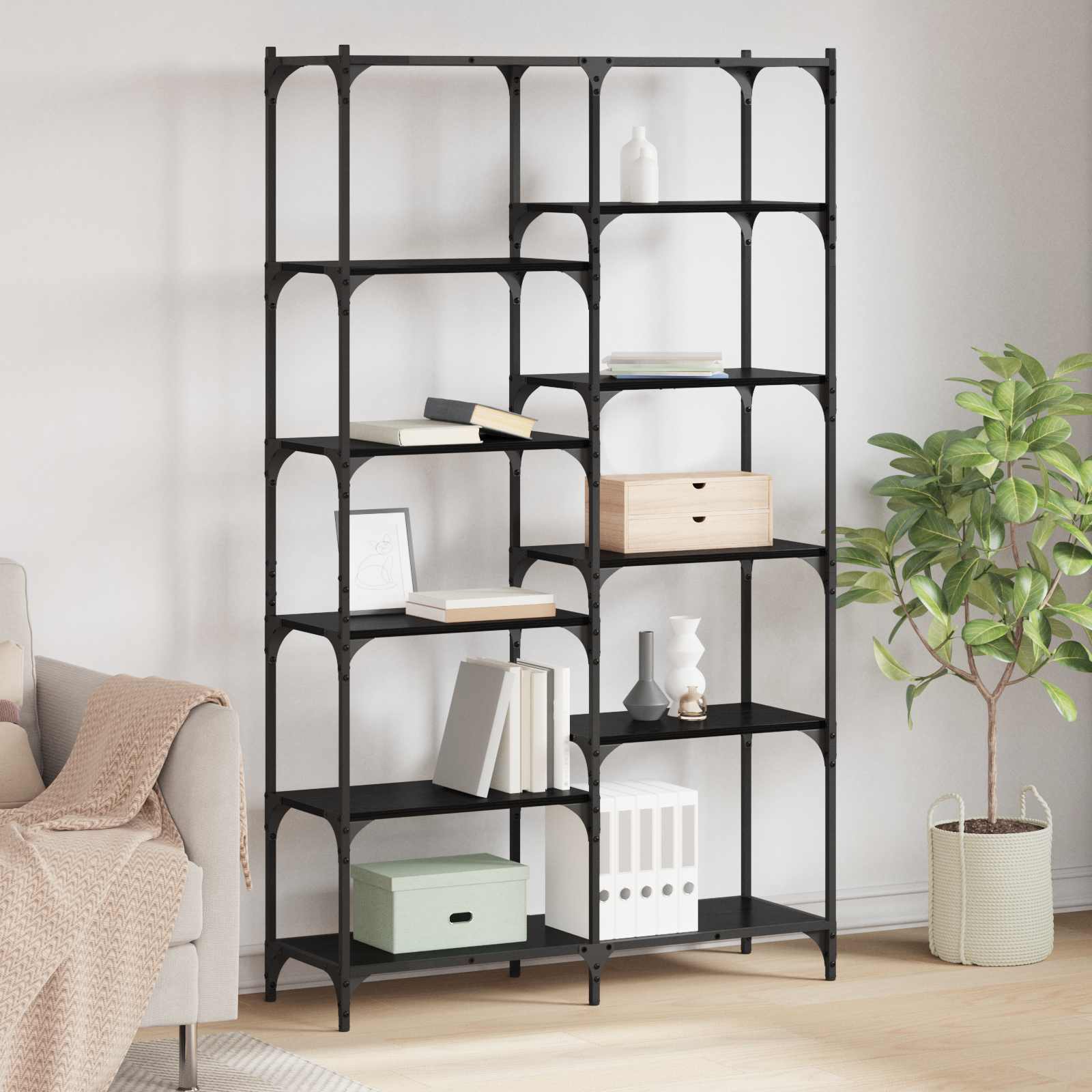 Estante de libros Madera vieja 100 x 32 x 170 cm