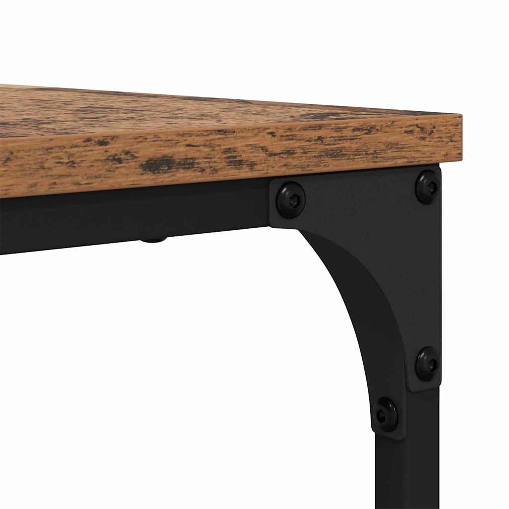 Mesa de Café 2 pcs Madera envejecida Madera de ingeniería