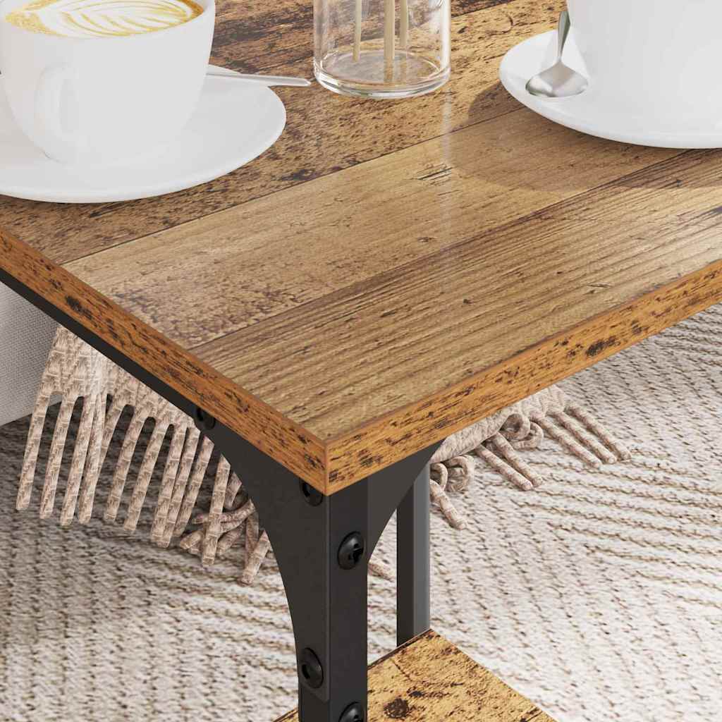 Mesa de Café Madera Vieja 40 x 40 x 55 cm Madera contrachapada