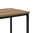 Mesa Consola con estante Roble artesanal 160 x 30 x 75 cm