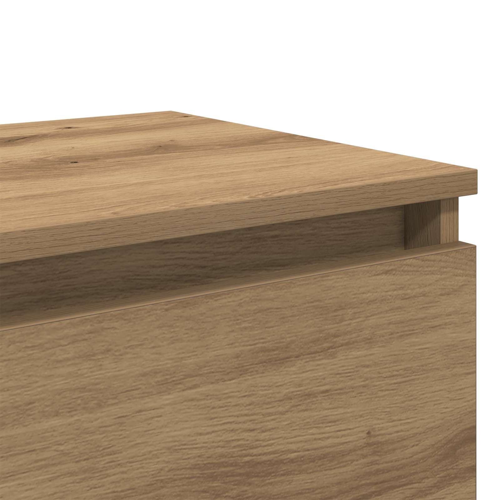 Armario de Noche 2 pcs Roble artesanal 40 x 35 x 50 cm