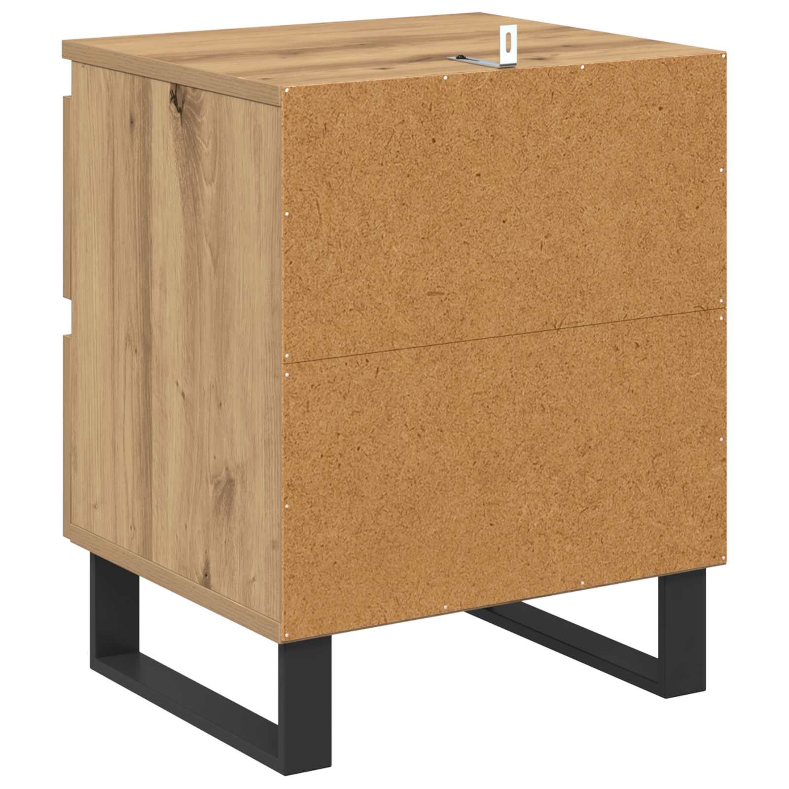 Armario de Noche 2 pcs Roble artesanal 40 x 35 x 50 cm