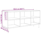 Gabinete de TV Madera Vieja 103,5 x 30 x 50 cm