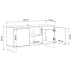 Gabinete de TV Madera Vieja 104 x 35 x 50 cm