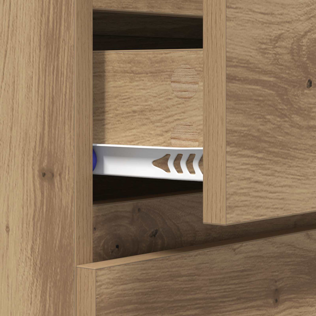 Vitrina Roble artesanal 60 x 35 x 70 cm Madera contrachapada