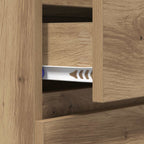 Vitrina Roble artesanal 60 x 35 x 70 cm Madera contrachapada
