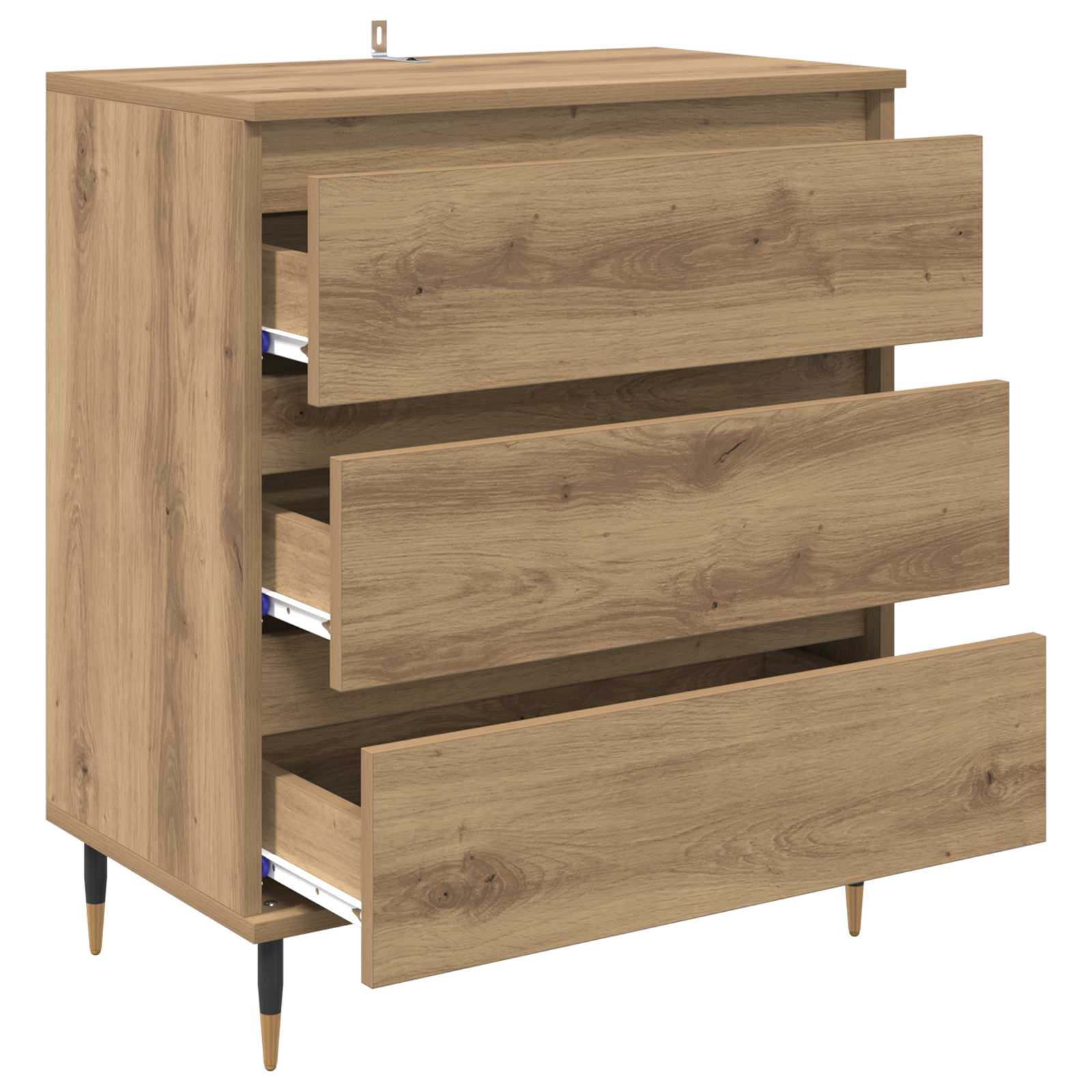 Vitrina Roble artesanal 60 x 35 x 70 cm Madera contrachapada
