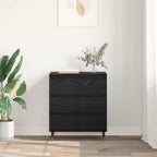 Vitrina Roble Negro 60 x 35 x 70 cm Madera contrachapada