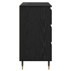 Vitrina Roble Negro 60 x 35 x 70 cm Madera contrachapada