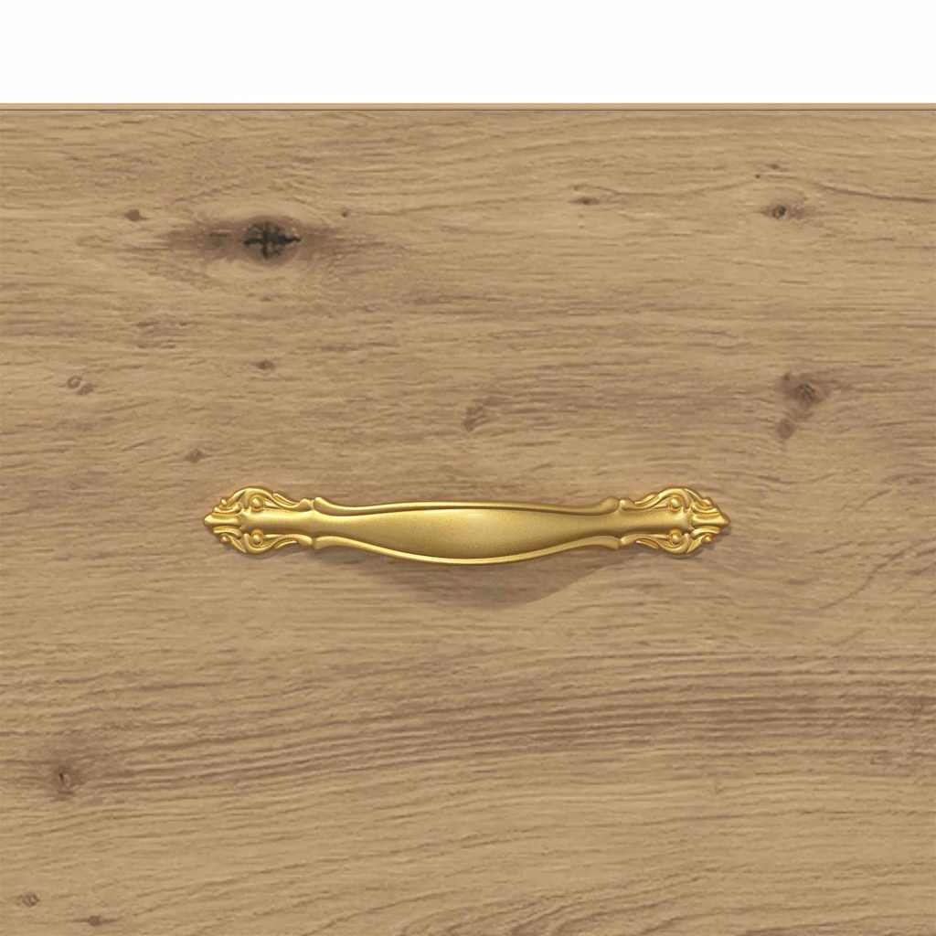 Armario de Noche 2 pcs Roble artesanal 40 x 35 x 47,5 cm