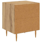 Armario de Noche 2 pcs Roble artesanal 40 x 35 x 47,5 cm