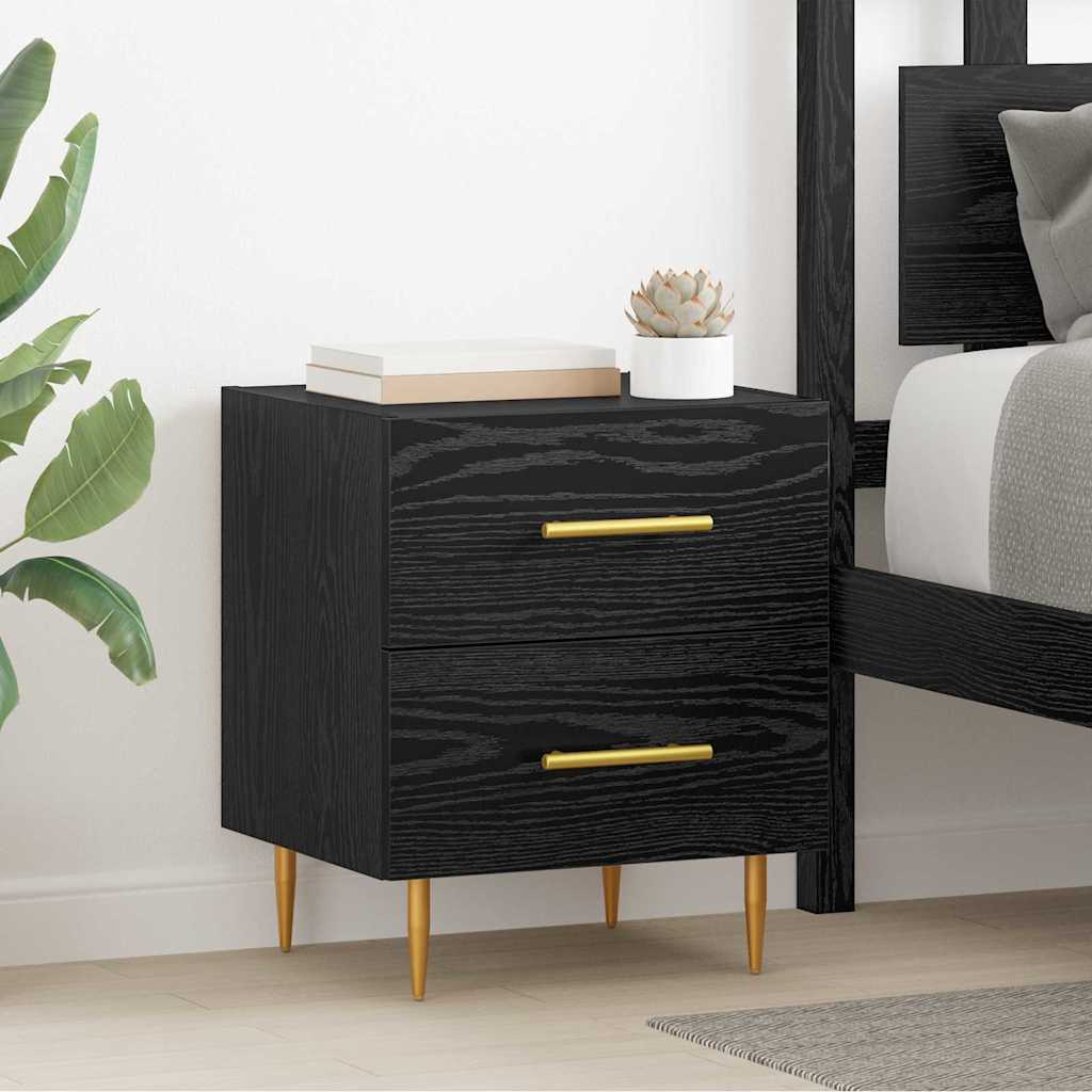 Armario de Noche 2 pcs Roble artesanal 40 x 35 x 47,5 cm