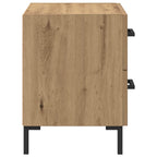 Armario de Noche 2 pcs Roble artesanal 40 x 35 x 47,5 cm