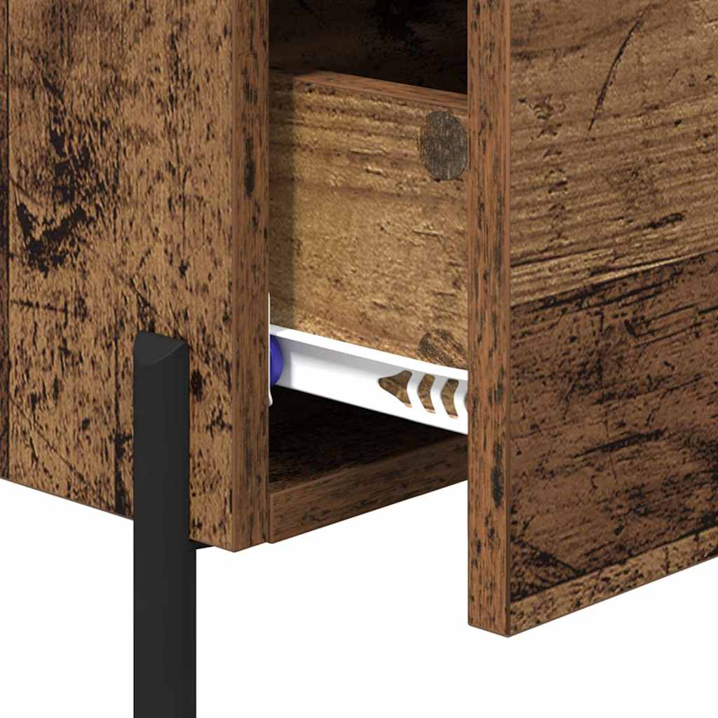 Armario de Noche con cajón Madera vieja 40 x 35 x 47,5 cm