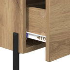 Armario de Noche 2 pcs Roble artesanal 40 x 35 x 47,5 cm