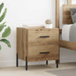 Armario de Noche 2 pcs Roble artesanal 40 x 35 x 47,5 cm