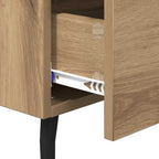 Armario de Noche 2 pcs Roble artesanal 40 x 35 x 47,5 cm
