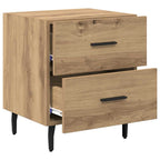 Armario de Noche 2 pcs Roble artesanal 40 x 35 x 47,5 cm