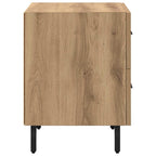 Armario de Noche 2 pcs Roble artesanal 40 x 35 x 47,5 cm