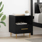 Mesita de Noche con cajón 2 pcs Madera vieja 40 x 35 x 47,5 cm