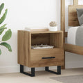 Armario de Noche 2 pcs Roble artesanal 40 x 35 x 47,5 cm