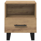 Armario de Noche 2 pcs Roble artesanal 40 x 35 x 47,5 cm