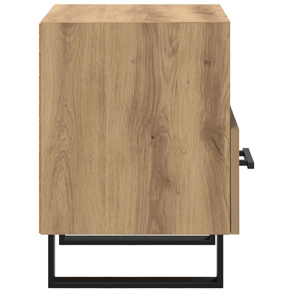 Armario de Noche 2 pcs Roble artesanal 40 x 35 x 47,5 cm