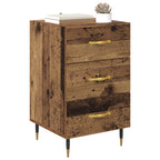 Armario de Noche con cajón Madera vieja 40 x 40 x 66 cm